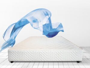 تخت فلزی با رویه پارچه سایز ۲۰۰x۹۰