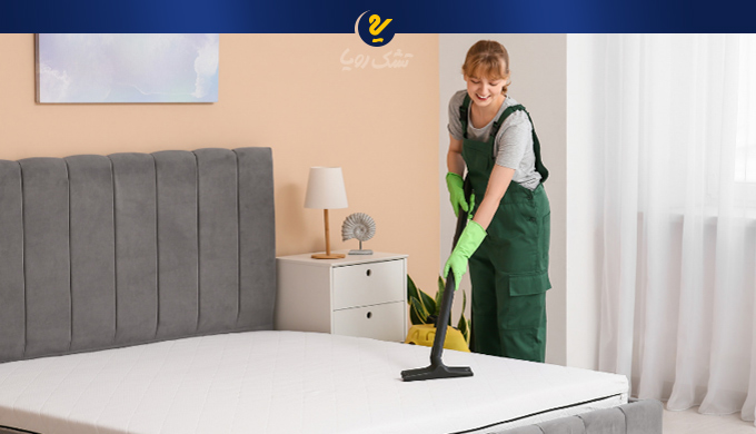 تمیز کردن تشک تخت