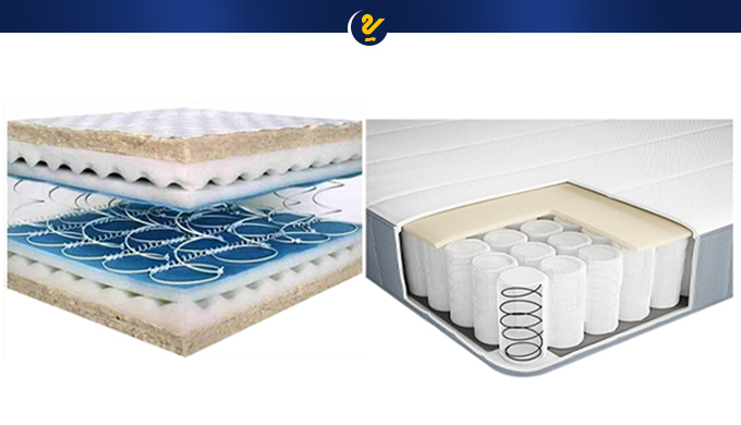 فرق فنر متصل و منفصل در تشک